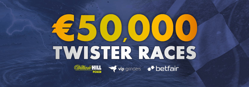 More than $175,000 in Exclusive VIP-Grinders Promotions in October! Twister Races Betfair